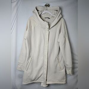 The North Face Women's Off-White Teddy Jacket Size XL